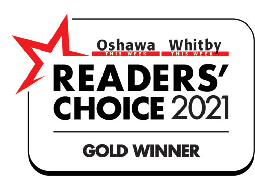 Oshawa/Whitby Readers' Choice 2021 — Gold Winner