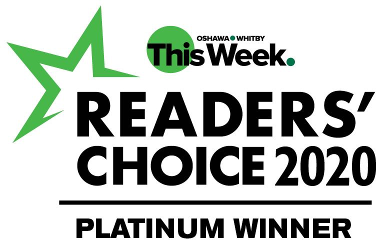 Oshawa/Whitby Readers' Choice 2020 — Platinum Winner